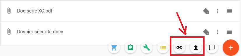 Ajout de document à une entité