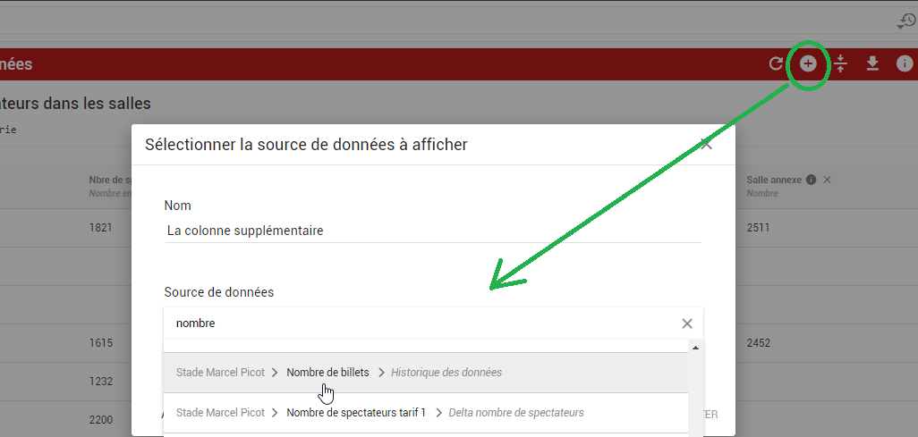 Ajout d'une colonne dans un tableau de données