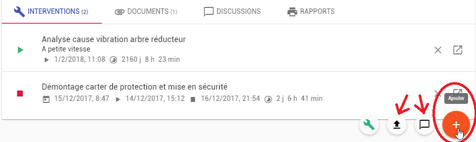 Ajout d'un document ou d'un commentaire à un ticket