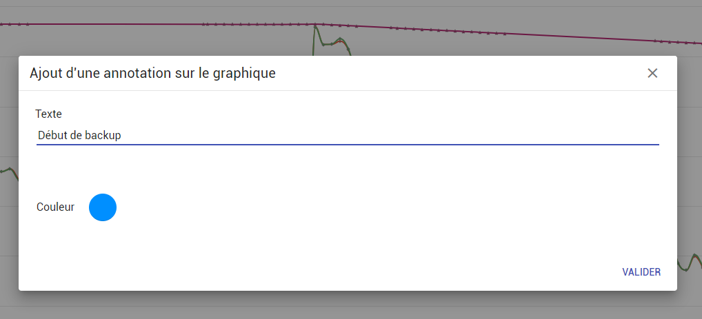 Ajout d'une annotation