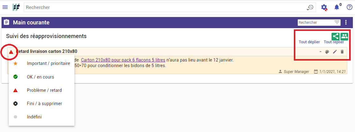 Personnalisation d'une contribution