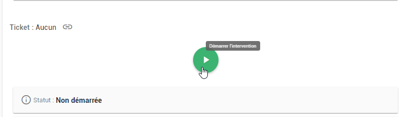 Démarrer une intervention