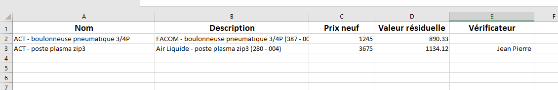 Export sous forme de csv des résultats d'une recherche paramétrable