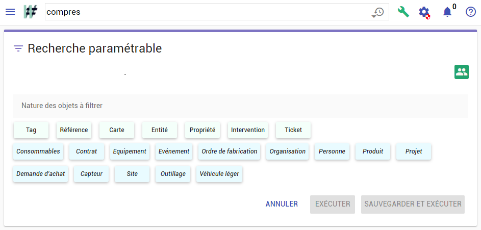 Etape 1 : nature de ce que l'on cherche