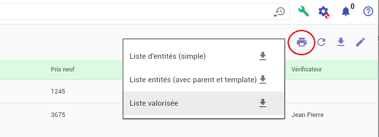 Génération d'un rapport personnalisé