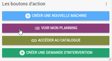 Widget bouton d'action